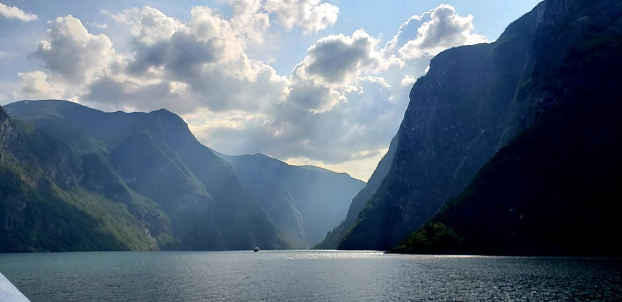 The entry to Nærøyfjord