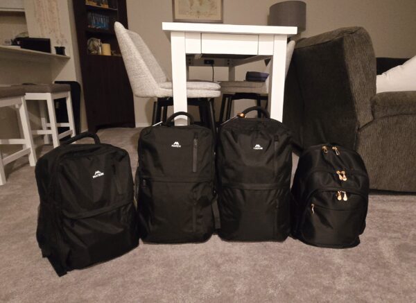 2 Carry-Ons and 2 Personal Items